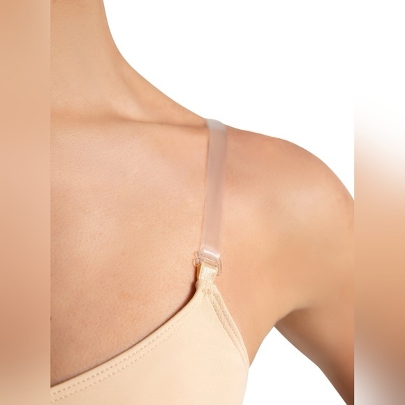 Camisole Leotard w  BraTek In Nude Size Small - Picture 4 of 13